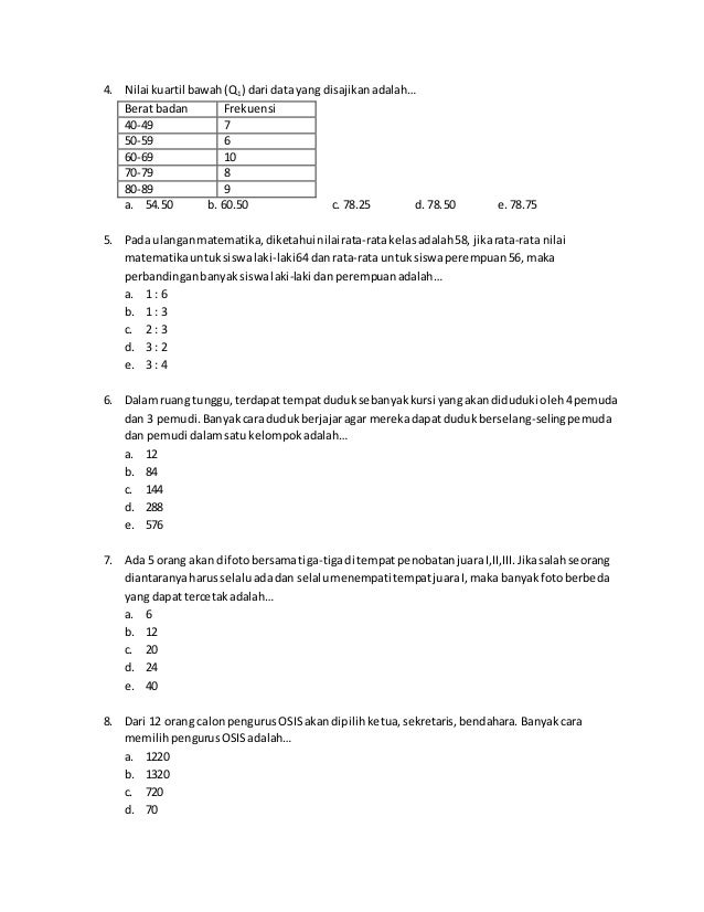 Soal try out matematika ips 14