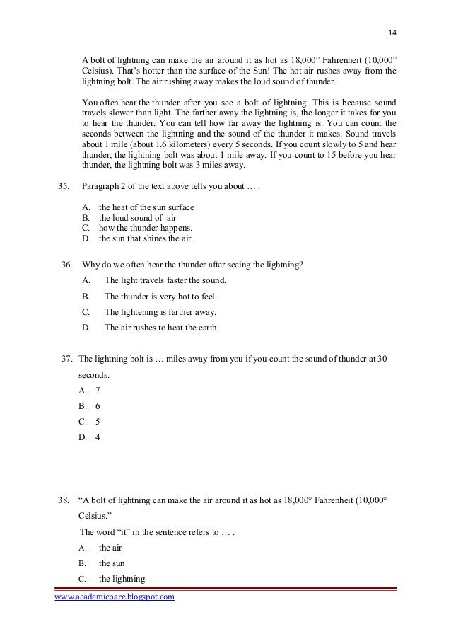 Soal Try Out Un Bahasa Inggris