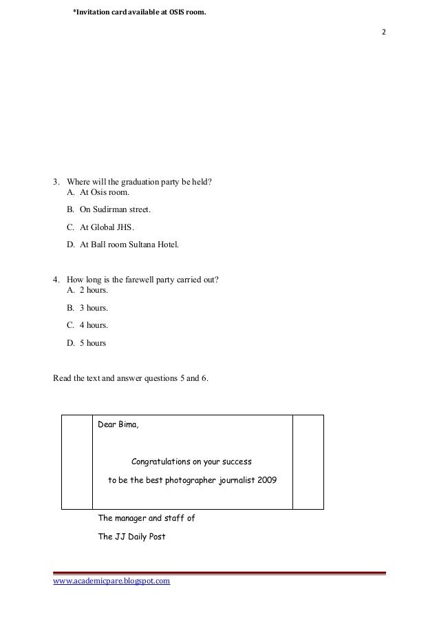 Soal try out un bahasa inggris Soal try out un bahasa inggris