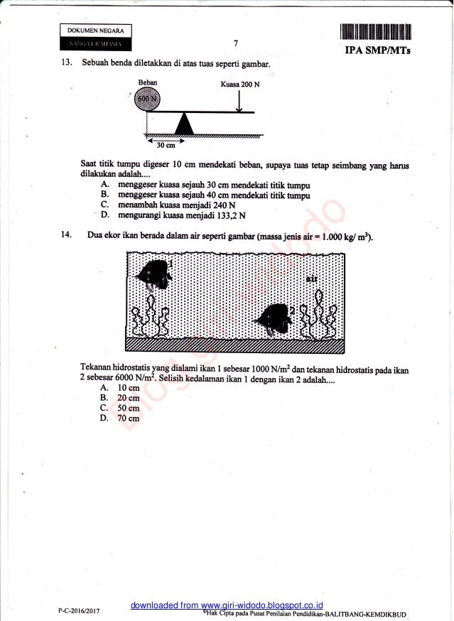 Soal uas ipa kelas 9 semester