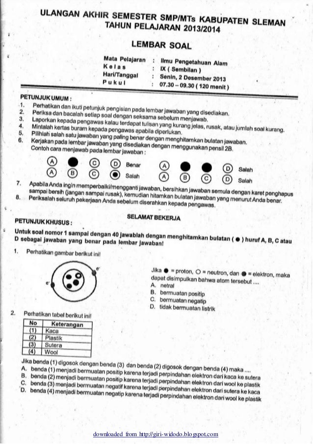 Soal Uas Ips Kelas 9 Semester 1