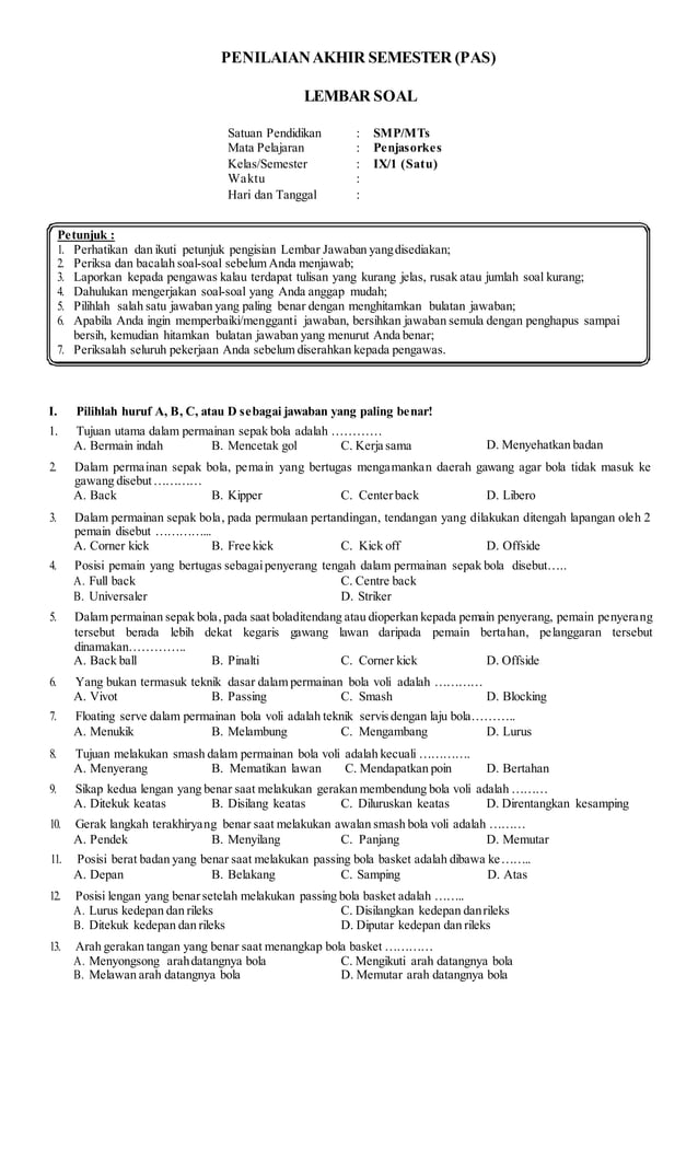 Mempersiapkan Diri Menghadapi Ujian Akhir Semester: Panduan Lengkap Download Soal UAS Aqidah Semester 1 Kelas 9