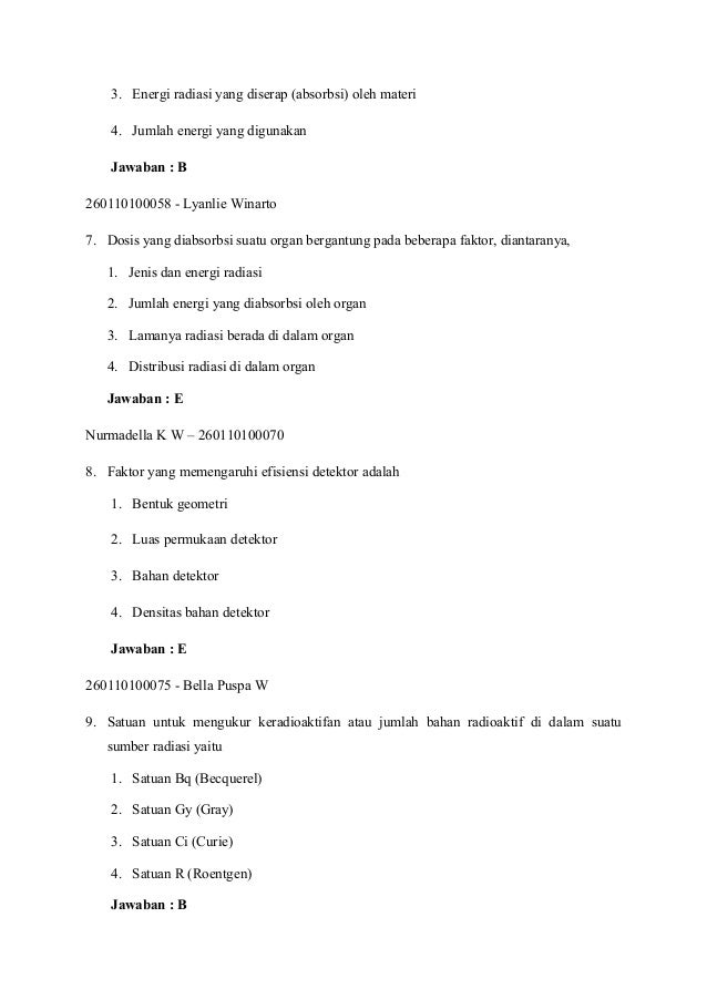 Soal Uas Radiofarmasi 2011 B 2