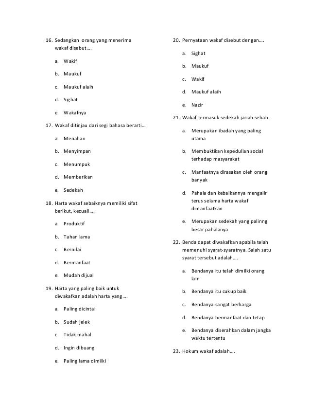 Soal Uas Semester Genap