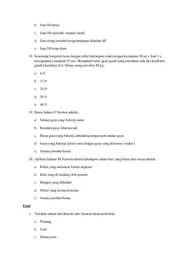 33++ Soal fisika kelas 10 semester 2 pdf information
