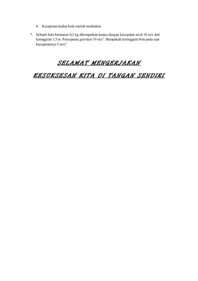 Soal ujian masuk s2 fisika