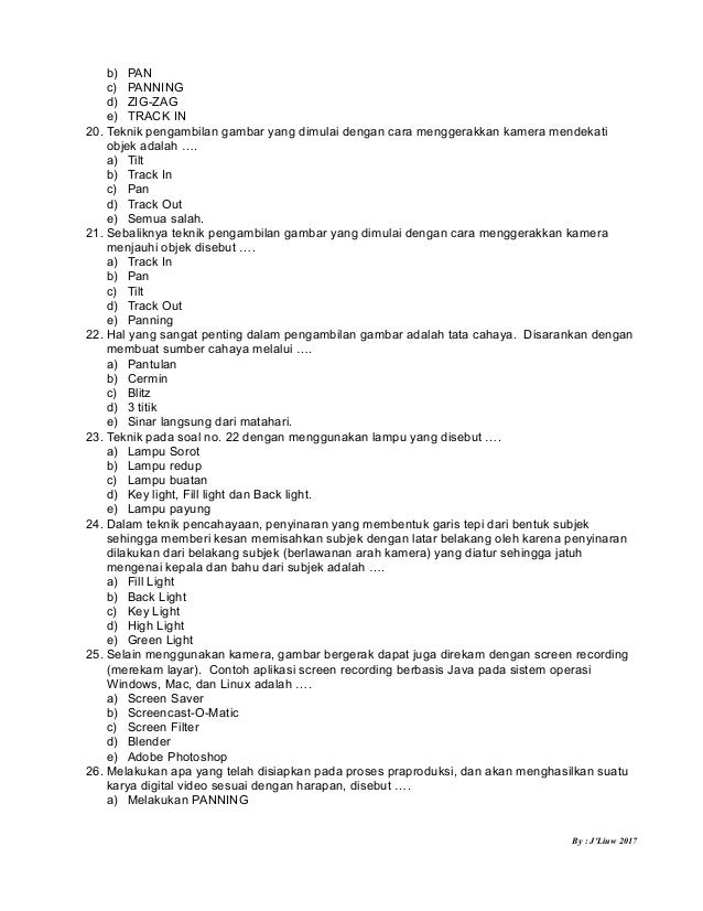 Soal ujian semester 2 simulasi digital finish