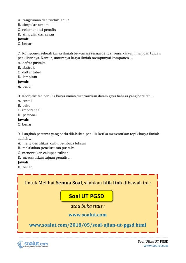 Soal Ujian Idik4013