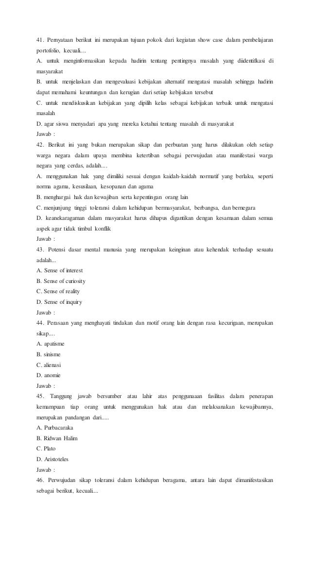 Soal Uas Ut Pdgk 4201 - Guru Sekolah