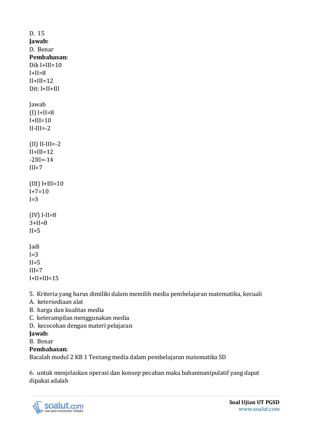 Soal Ujian Ca Buku Sekolah Soal Ujian Ca Buku Sekolah