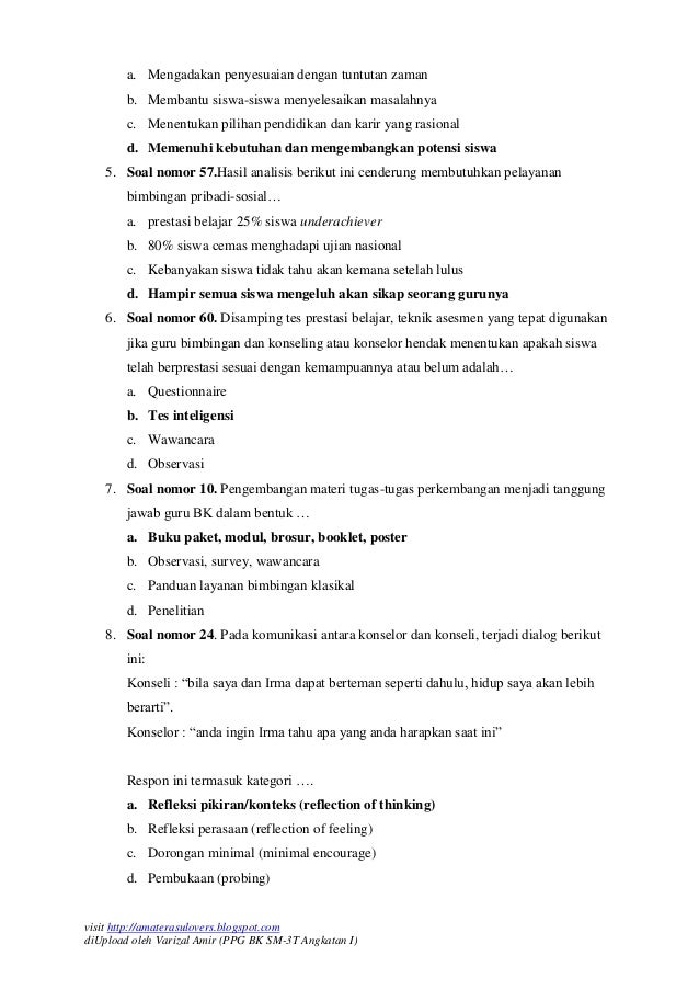 Soal Ukg Bk Sm 3 T 26 01 2014