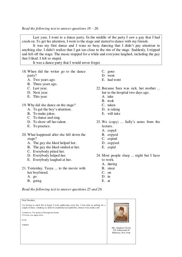 Soal ulangan semester 1 kelas 10