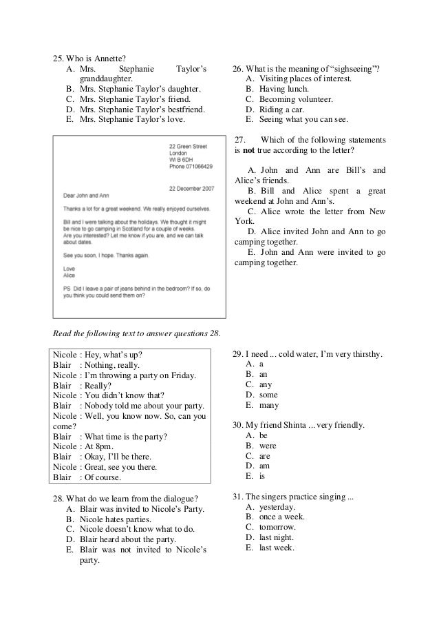 Soal ulangan semester 1 kelas 10