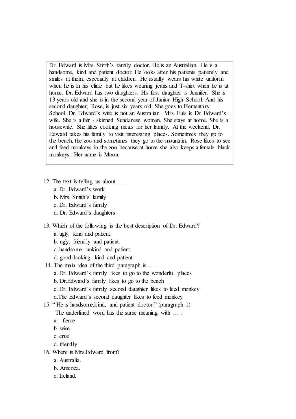 Soal ulangan semester gasal 2015 kelas x kuritilas