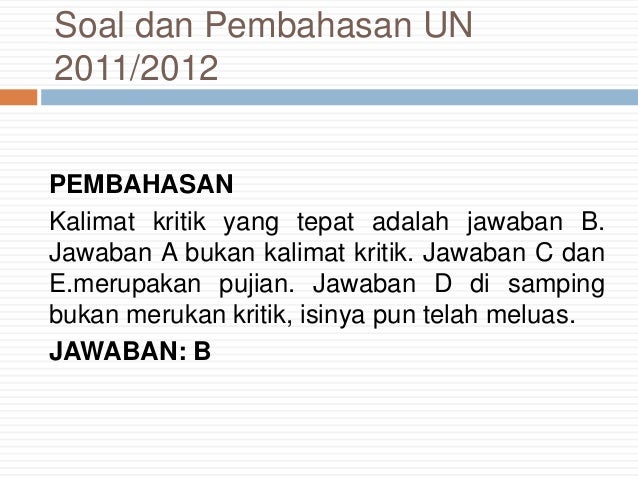 Contoh Soal Un Sma Bahasa Indonesia 2012.Soal Un Bahasa 