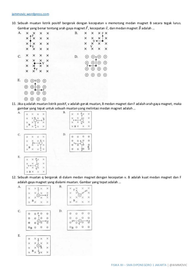 Soal UN Fisika SMA 2013 Medan