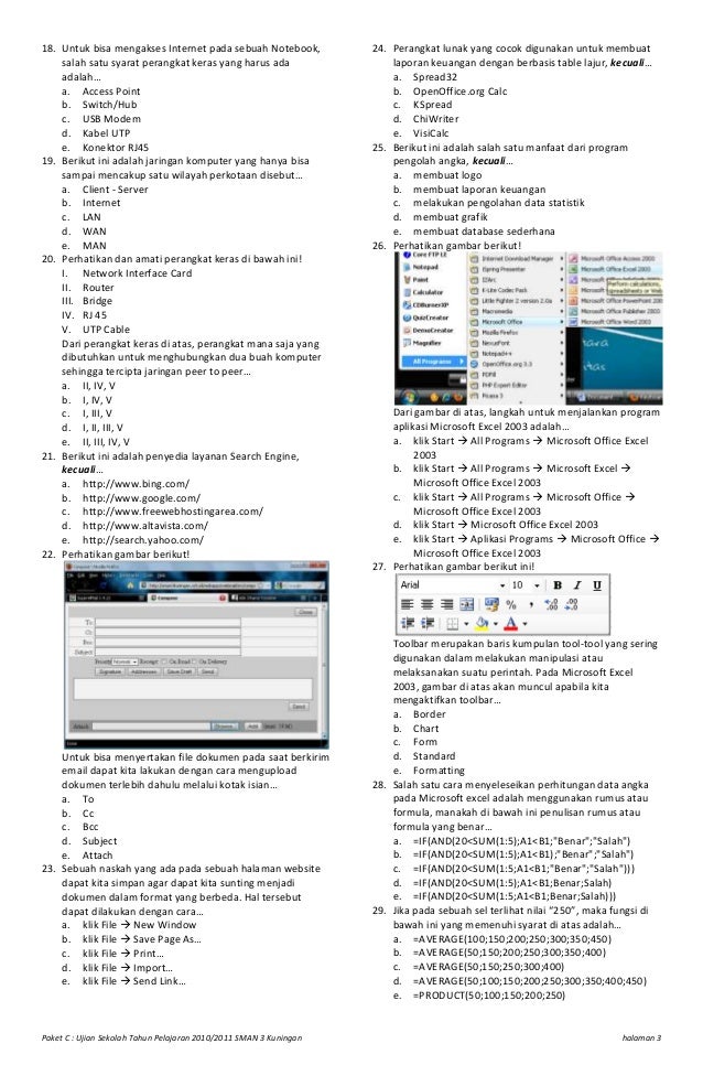 Soal Paket C LEMBAR EDU
