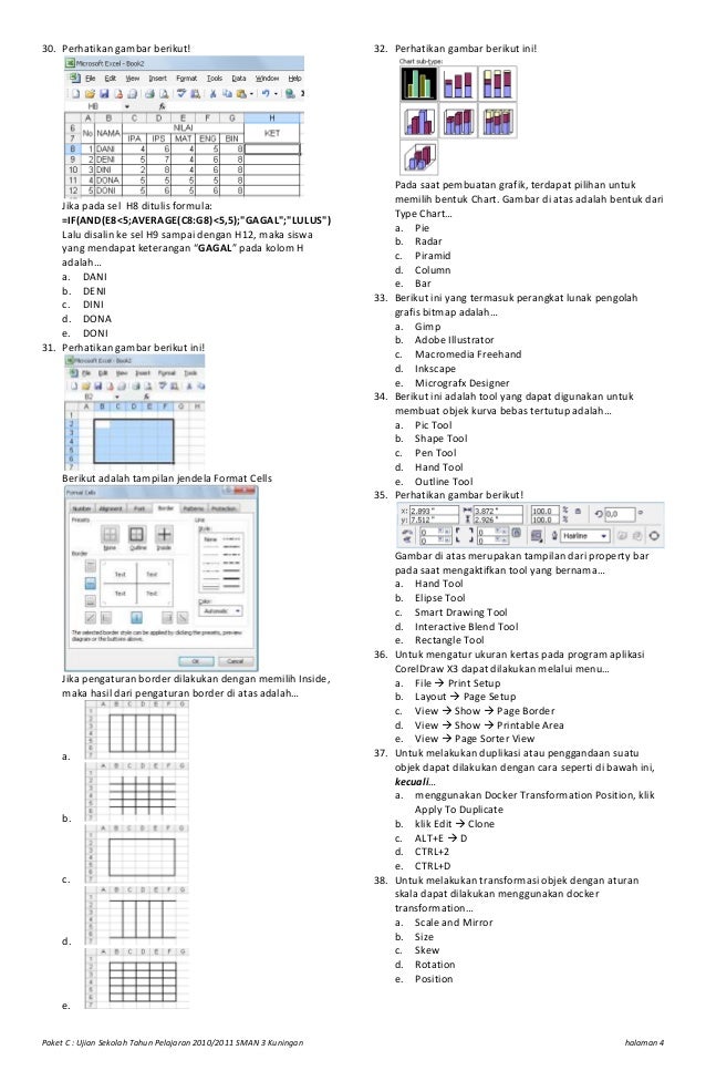 Soal Paket C LEMBAR EDU