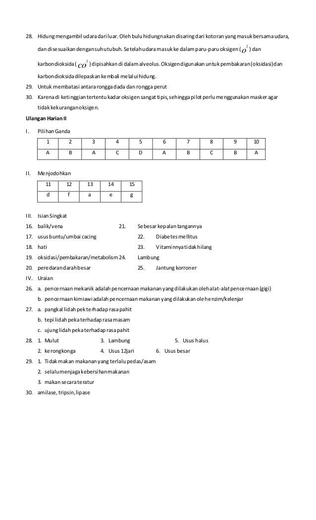 Soal Uts Ipa Kelas 5 Semester 1