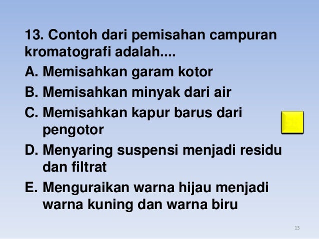 Soal uts kimia Soal uts kimia