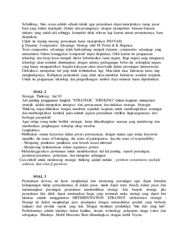Soal Uts Dan Uas Manajemen Strategi - Judul Siswa