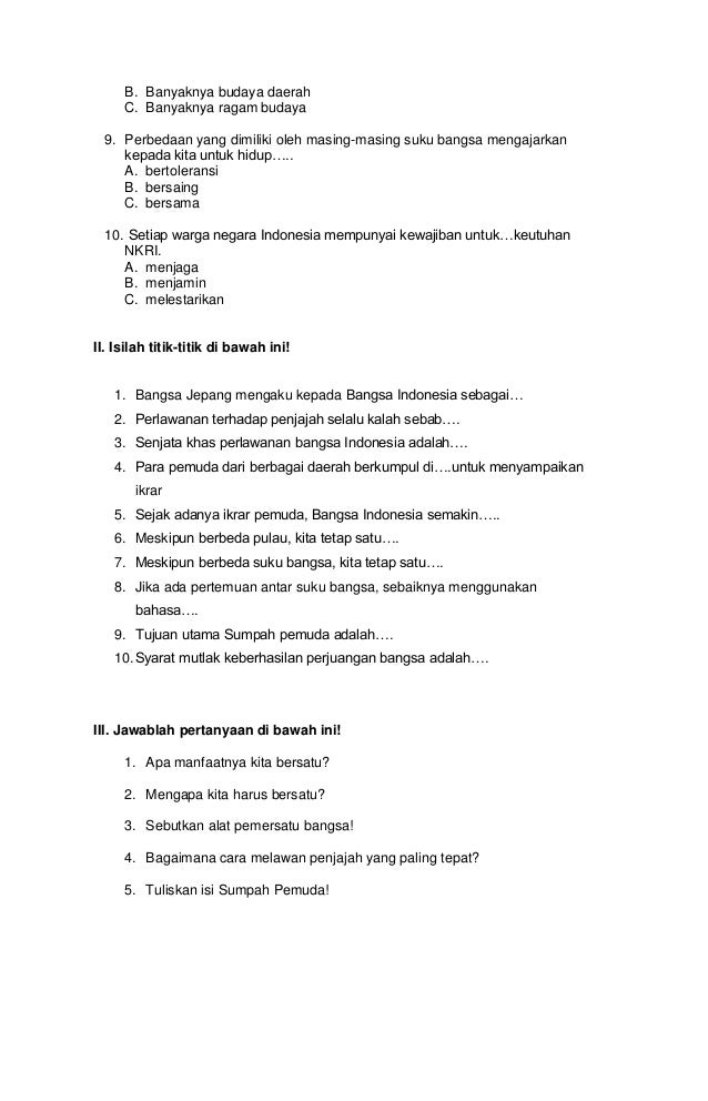 Soal Uts P Kn Kelas 3 Semester 1