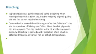 Soap and detergent making process of Technology | PPTX