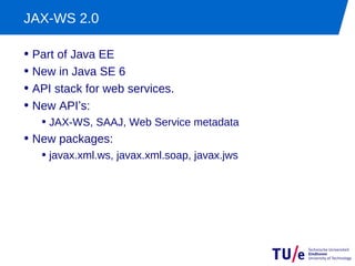 Using Java to implement SOAP Web Services: JAX-WS | PPT