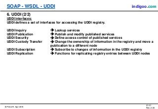 Web Services (SOAP, WSDL, UDDI) | PDF