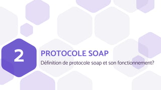PROTOCOLE SOAP
Définition de protocole soap et son fonctionnement?
2
 