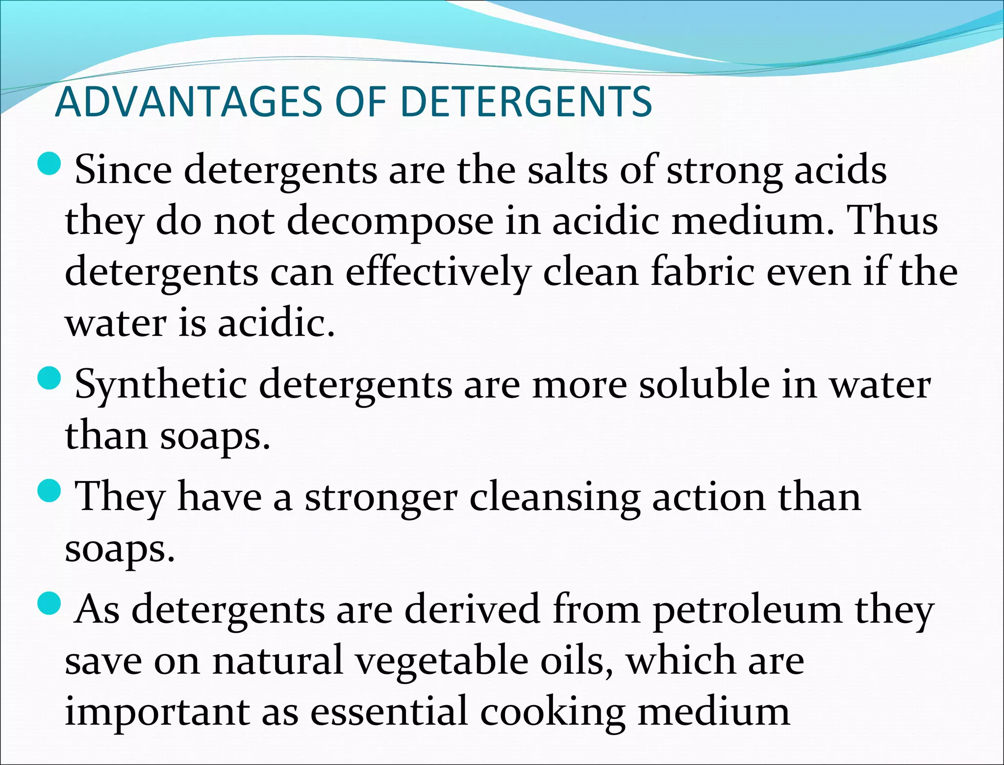 Soap and detergents PPT
