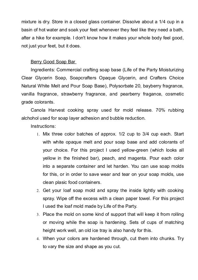 Soap Making 71 Homemade Soap Recipes