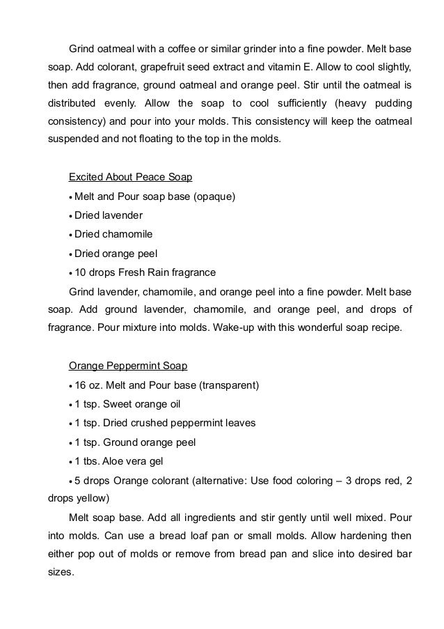 soap making 71 homemade soap recipes recipe form