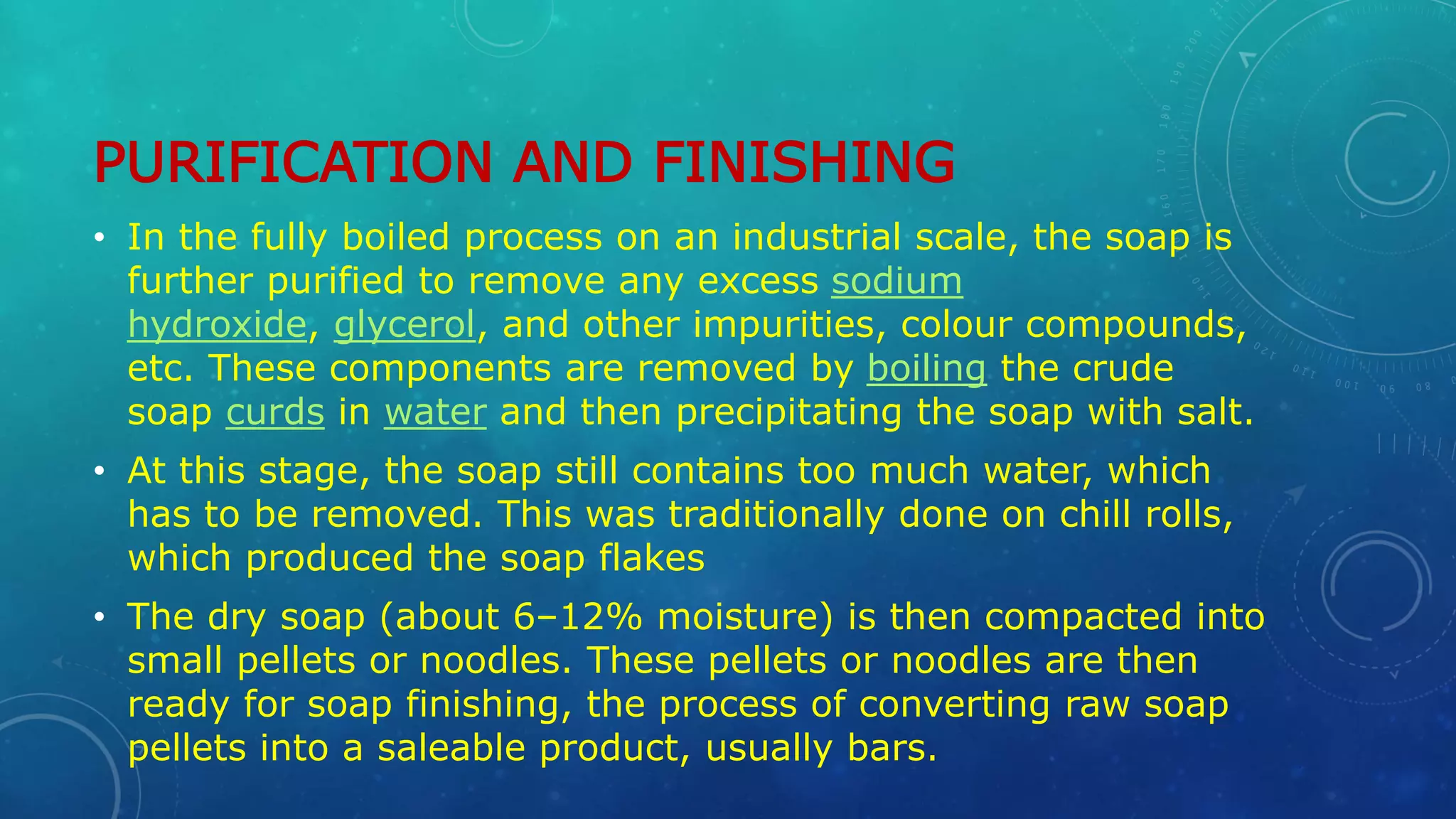 Soap manufacturing process