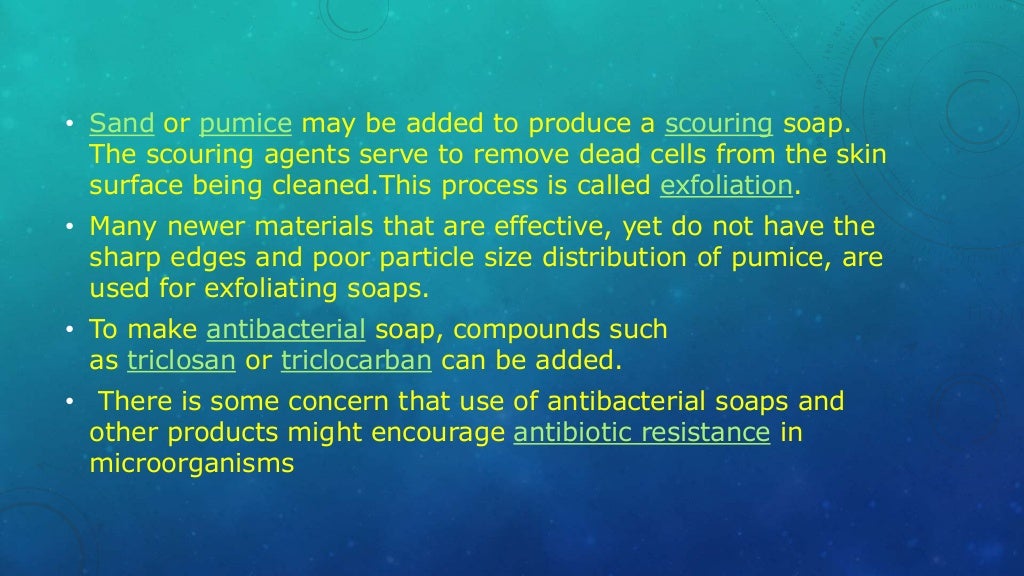 Soap manufacturing process