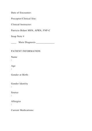 Soap Note 2 Chronic Conditions (asthma)Pick any Chronic Dise.docx