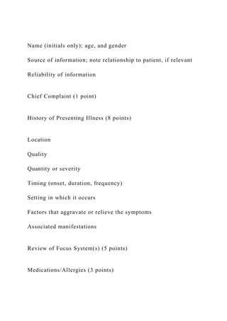 Soap Note Appendicits Example SOAP NOTEAcute abdominal pain- appendicitis The goal of thi.docx