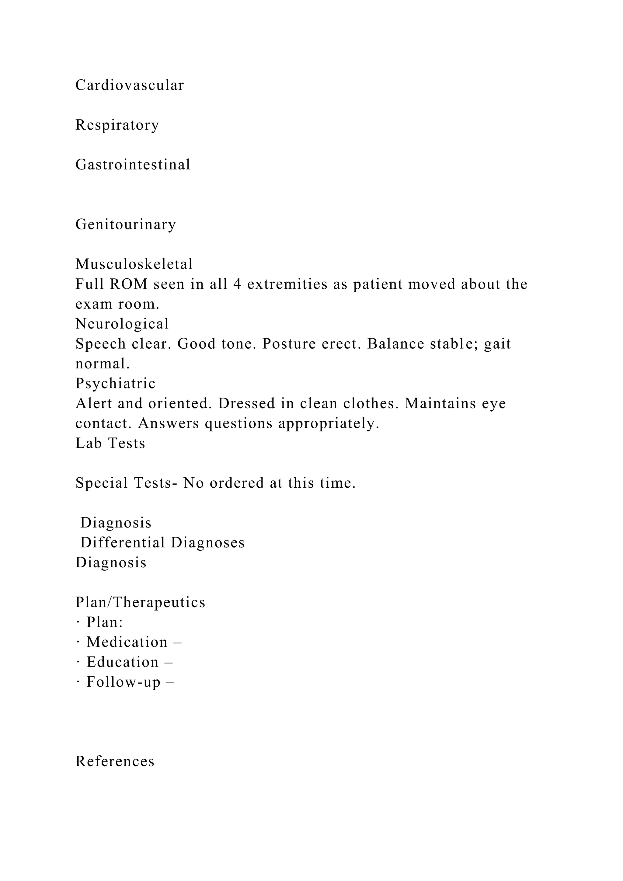 SOAP NOTE SAMPLE FORMAT FOR MRCNameDateTime AgeS.docx