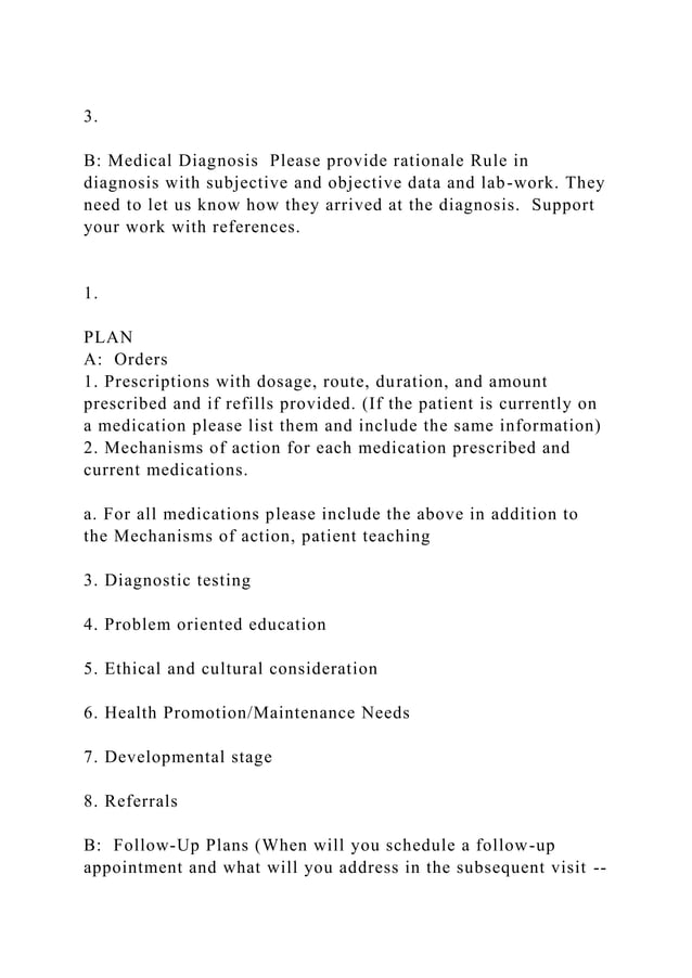 SOAP NOTE TEMPLATEPlease include a heart exam and lung exam o.docx