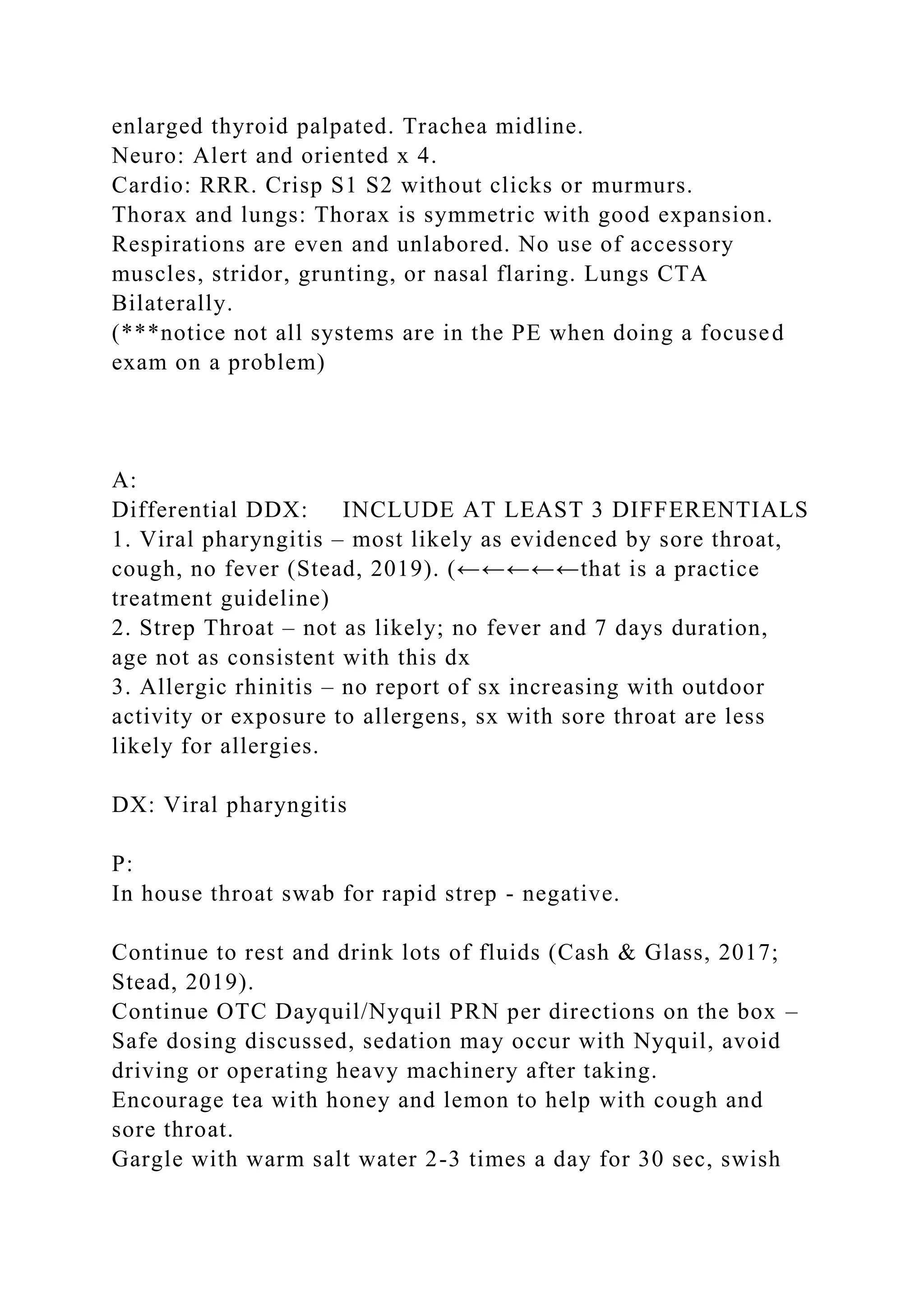 SOAP Note Week TwoUnited States University.docx