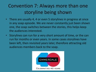 Soap opera conventions | PPTX