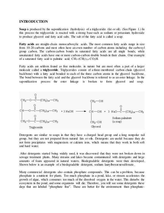 Soap preparation