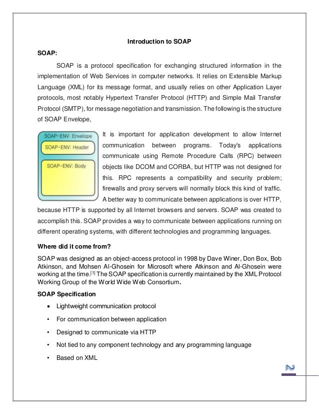 Introduction to SOAP