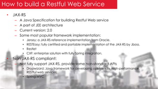 Soap and restful webservice | PPTX