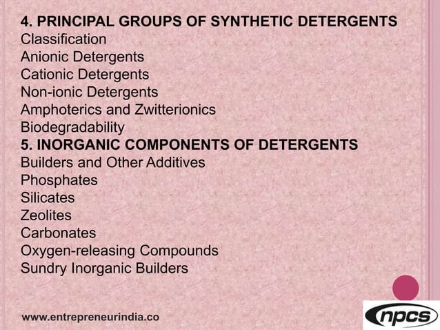 Manufacturing and Packaging Process of Soaps, Detergents & Acid Slurry ...