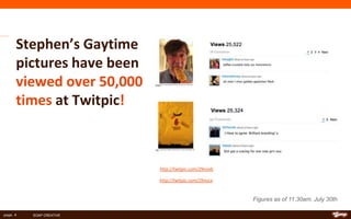 Soap’s original tweet. Tactic being to plant the seed and get this on Stephen’s radar.page. 4