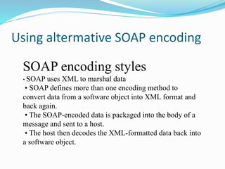 SOAP WEB TECHNOLOGIES | PPTX