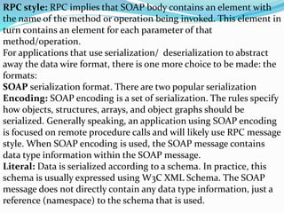 SOAP WEB TECHNOLOGIES | PPTX