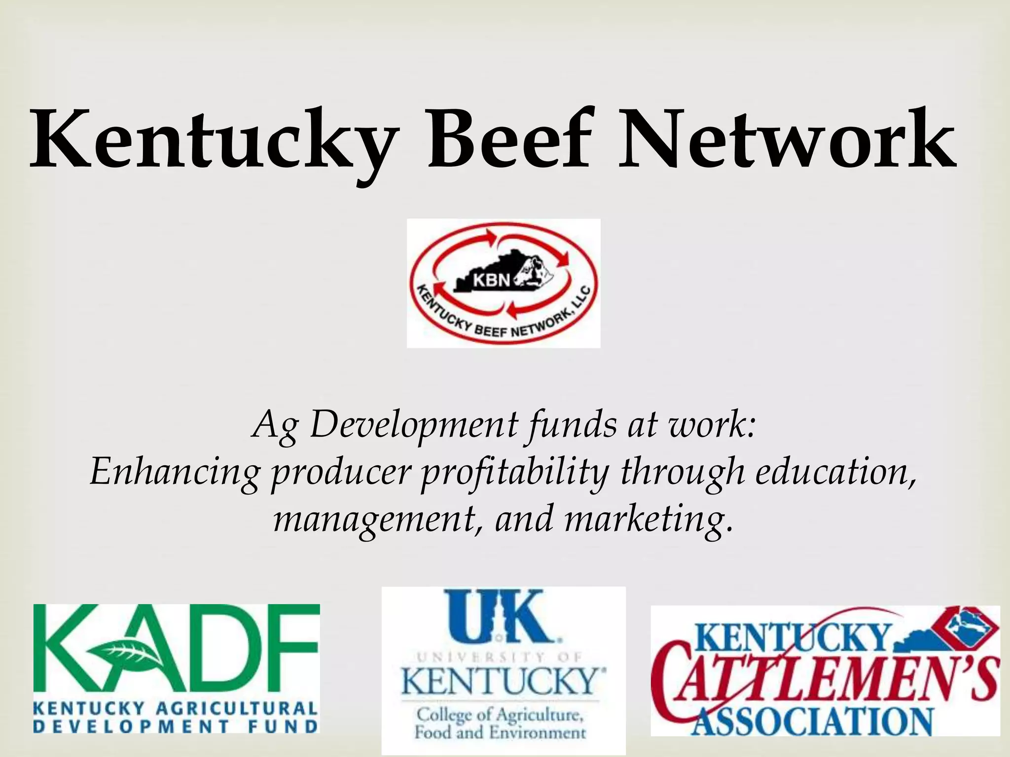 Kentucky Beef Network PPT