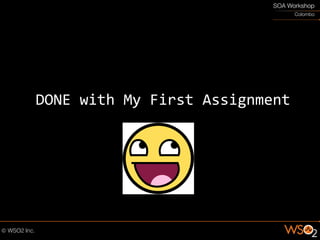 DONE with My First Assignment
 